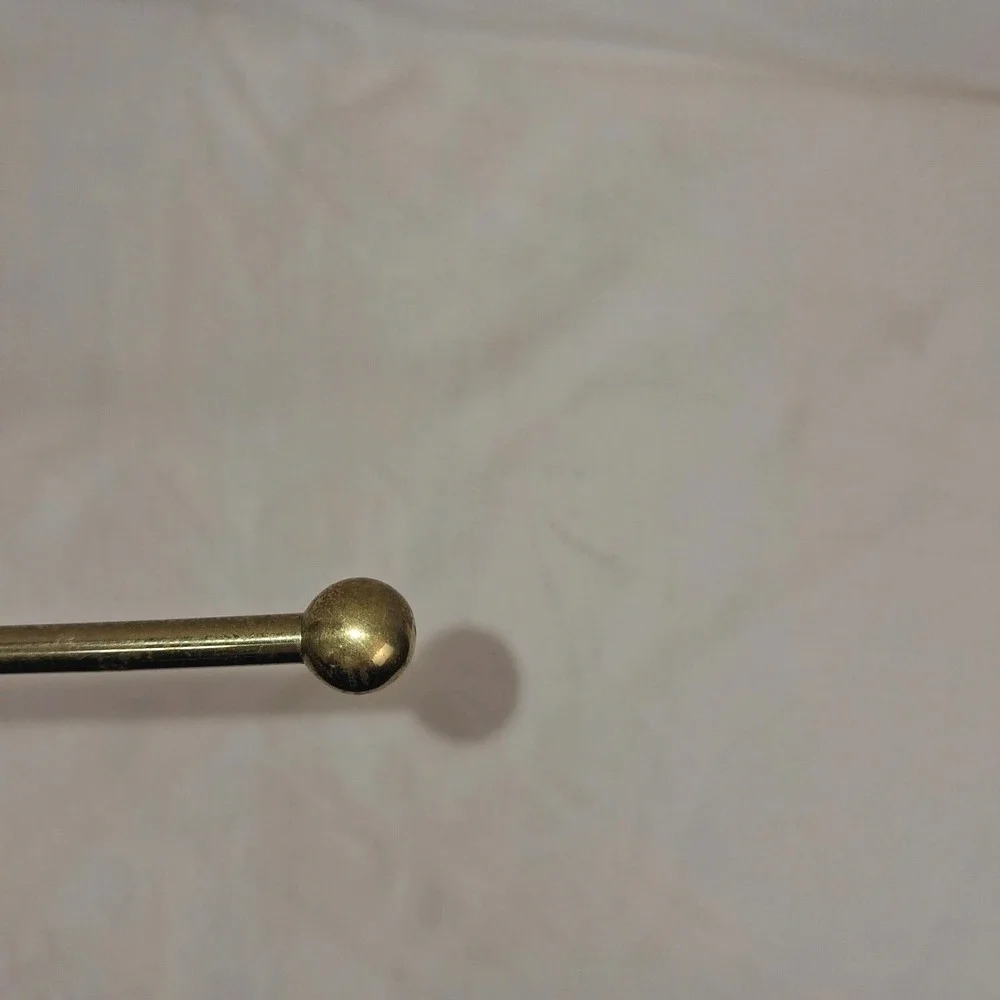 Vintage Brass Bell Candle Snuffer Patina Decorative Taper Extinguisher Tool
